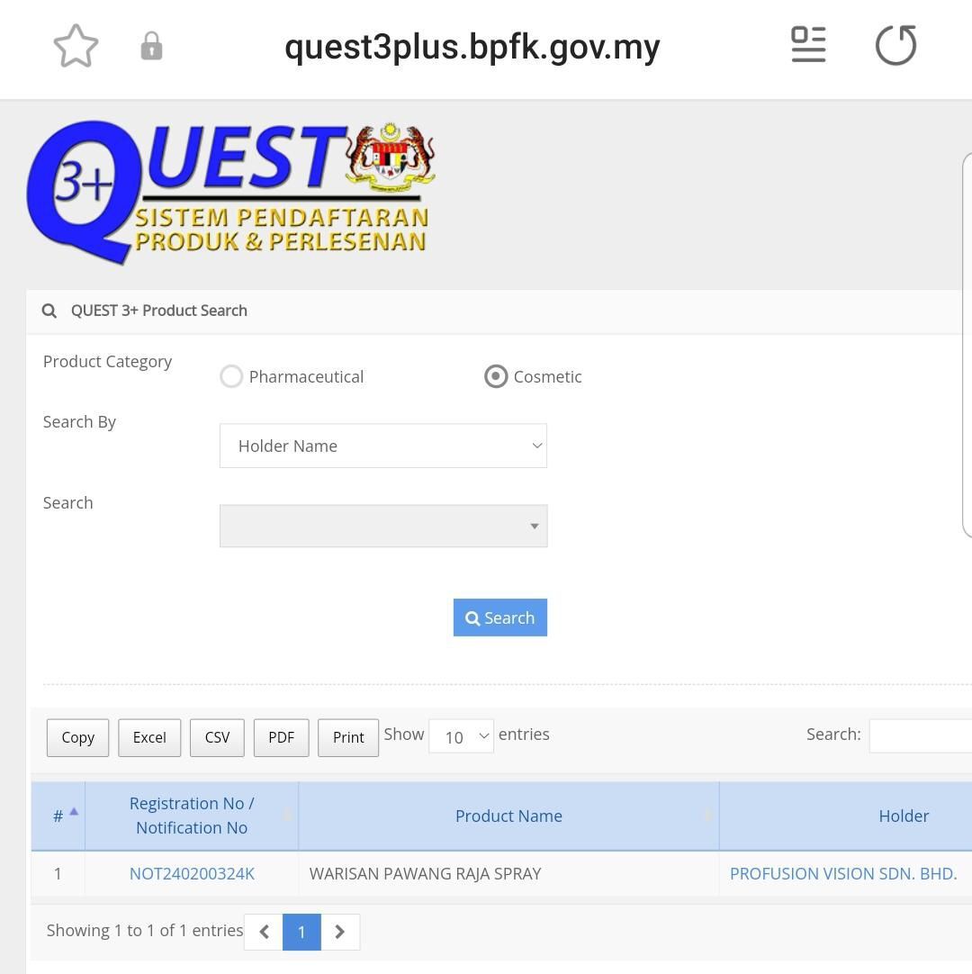 Sijil KKM Pawang Raja